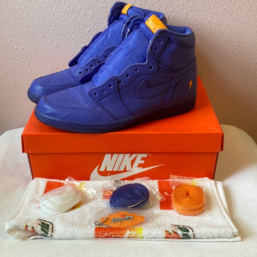 Jordan 1 Retro High Gatorade Rush Violet (11)
